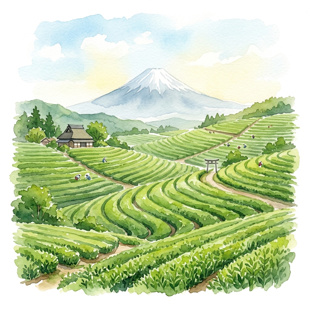 茶畑の風景