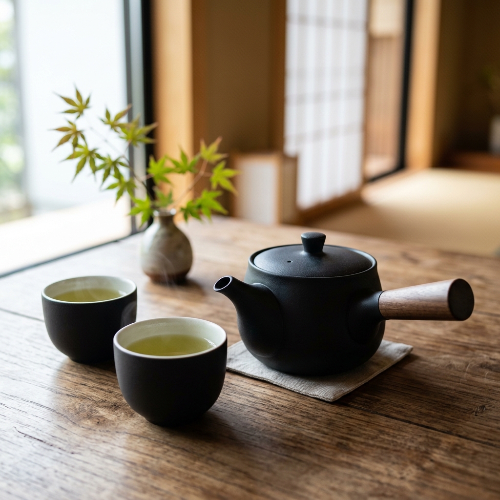 モダンな茶器